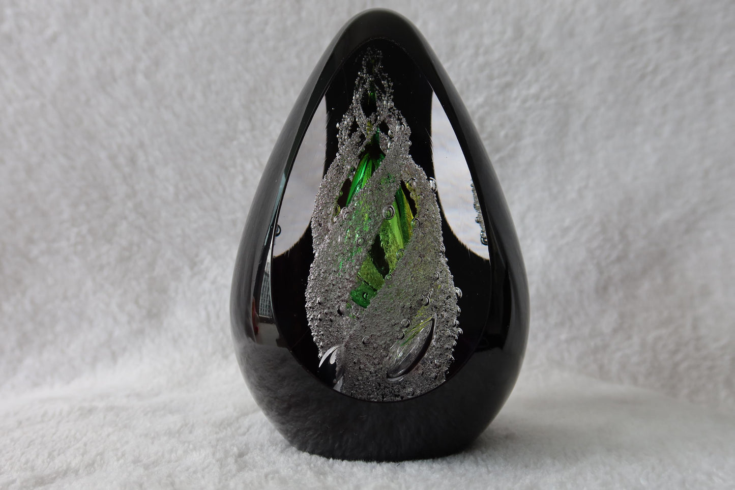 Handmade Blown Art Glass Shaped Sculpture