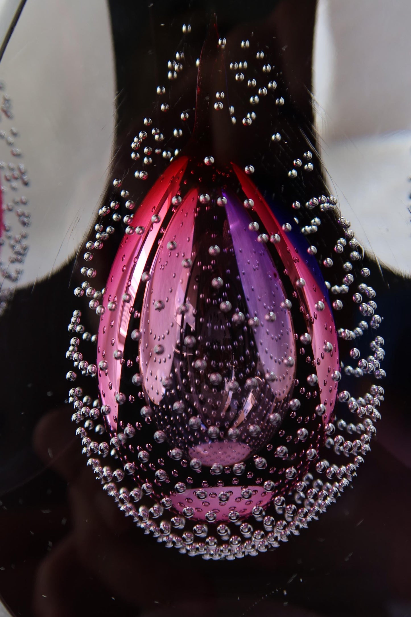 Handmade Blown Art Glass Shaped Sculpture