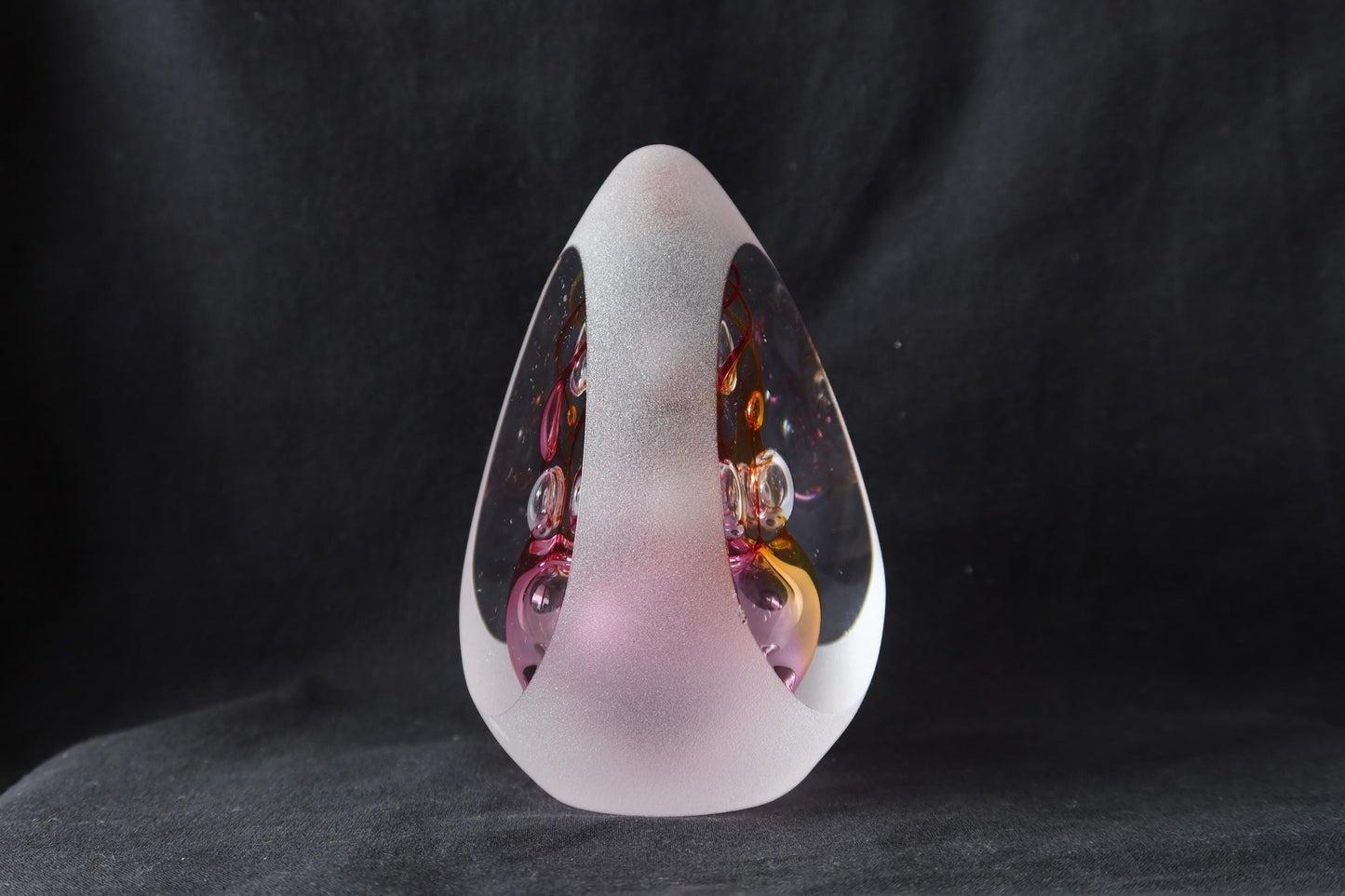 Handmade Blown Art Glass Shaped Sculpture