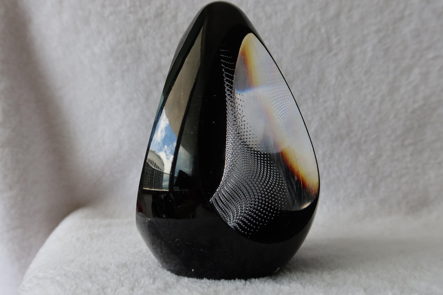 Handmade Blown Art Glass Shaped Sculpture
