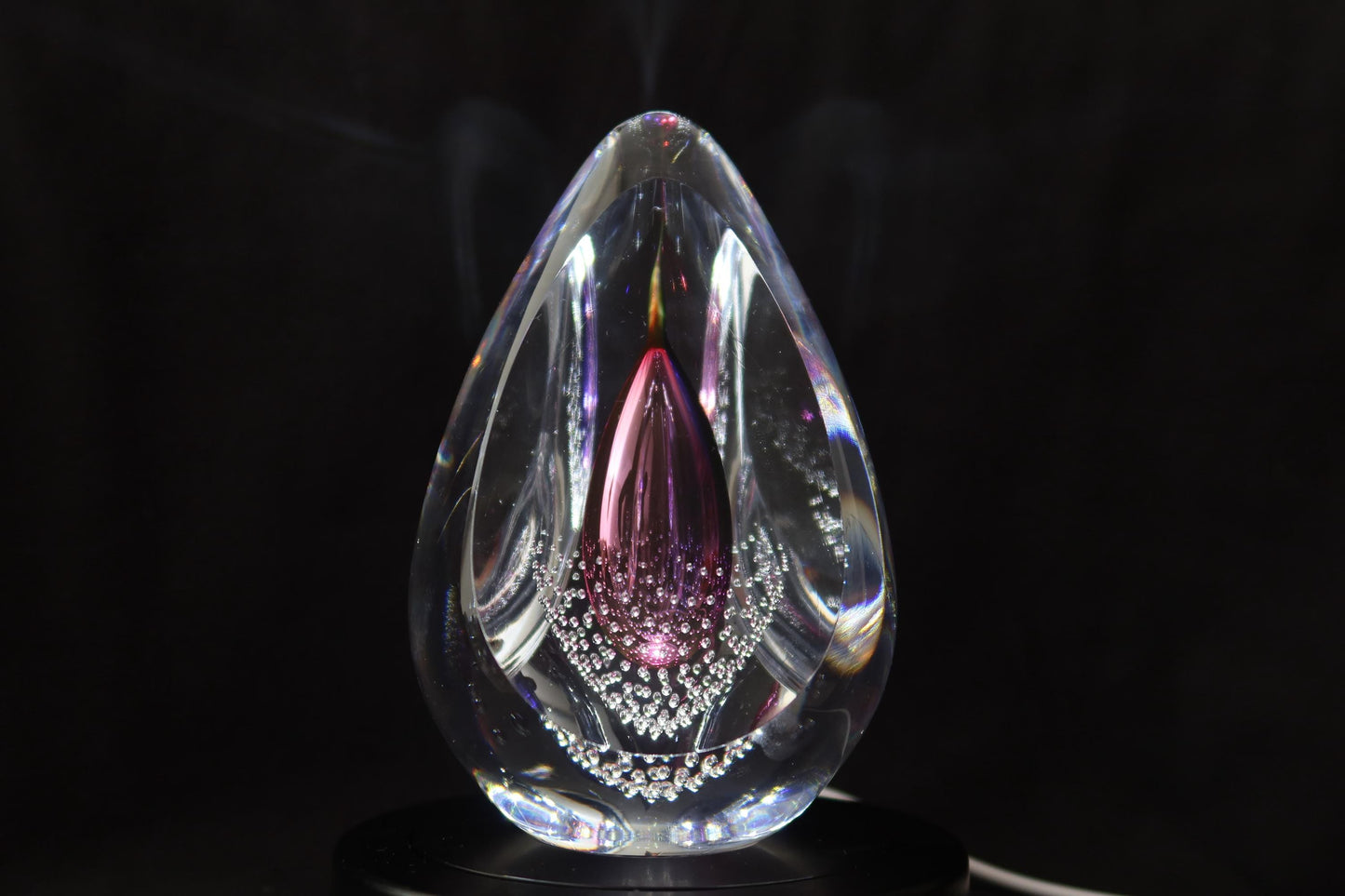 Handmade Blown Art Glass Shaped Sculpture