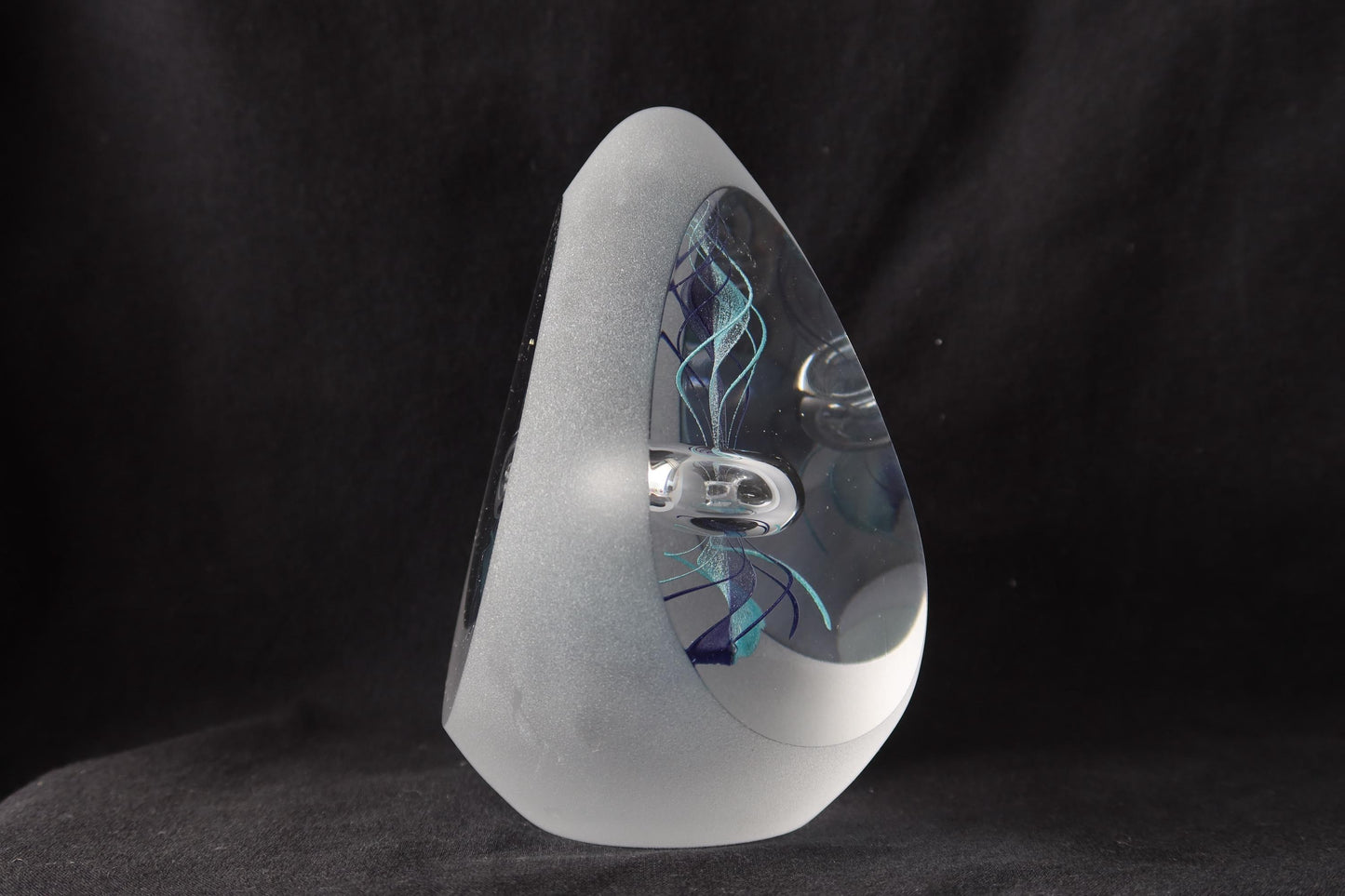 Handmade Blown Art Glass Shaped Sculpture