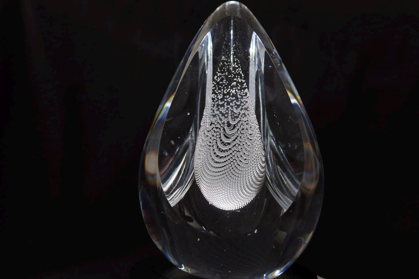 Handmade Blown Art Glass Shaped Sculpture