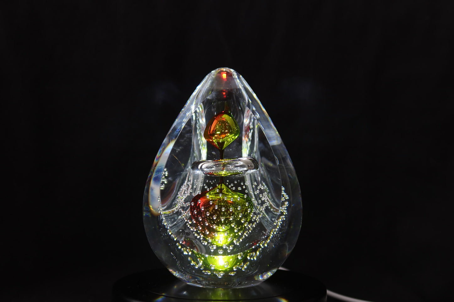 Handmade Blown Art Glass Shaped Sculpture