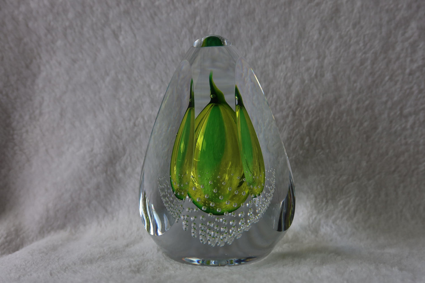 Handmade Blown Art Glass Shaped Sculpture