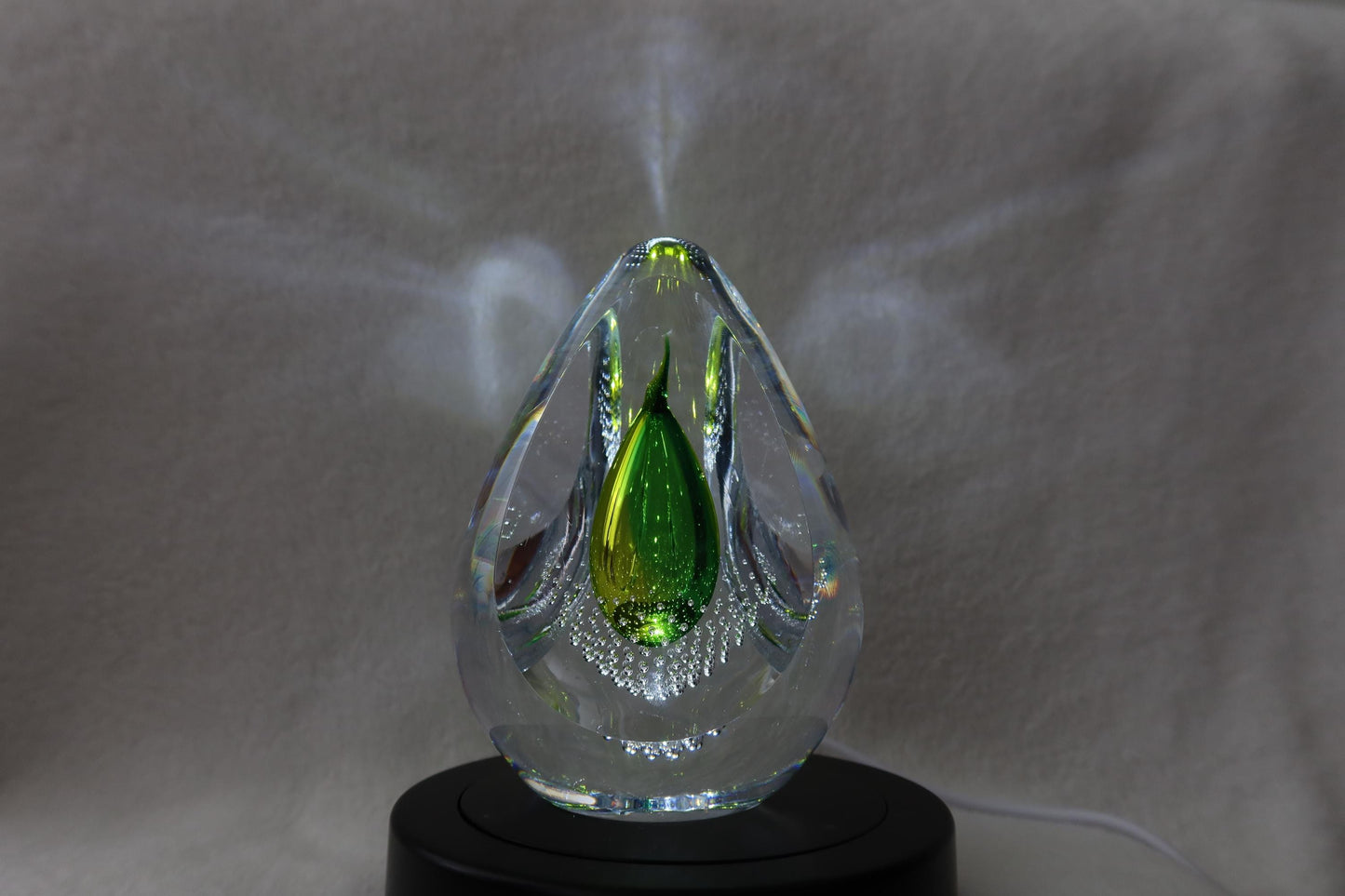 Handmade Blown Art Glass Shaped Sculpture