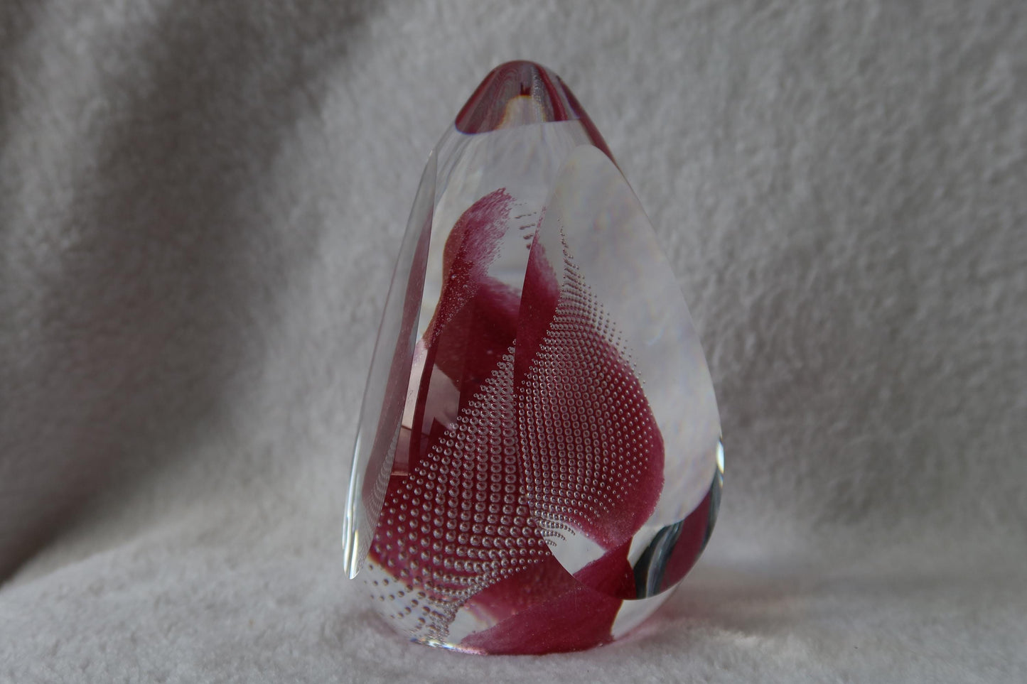 Handmade Blown Art Glass Shaped Sculpture