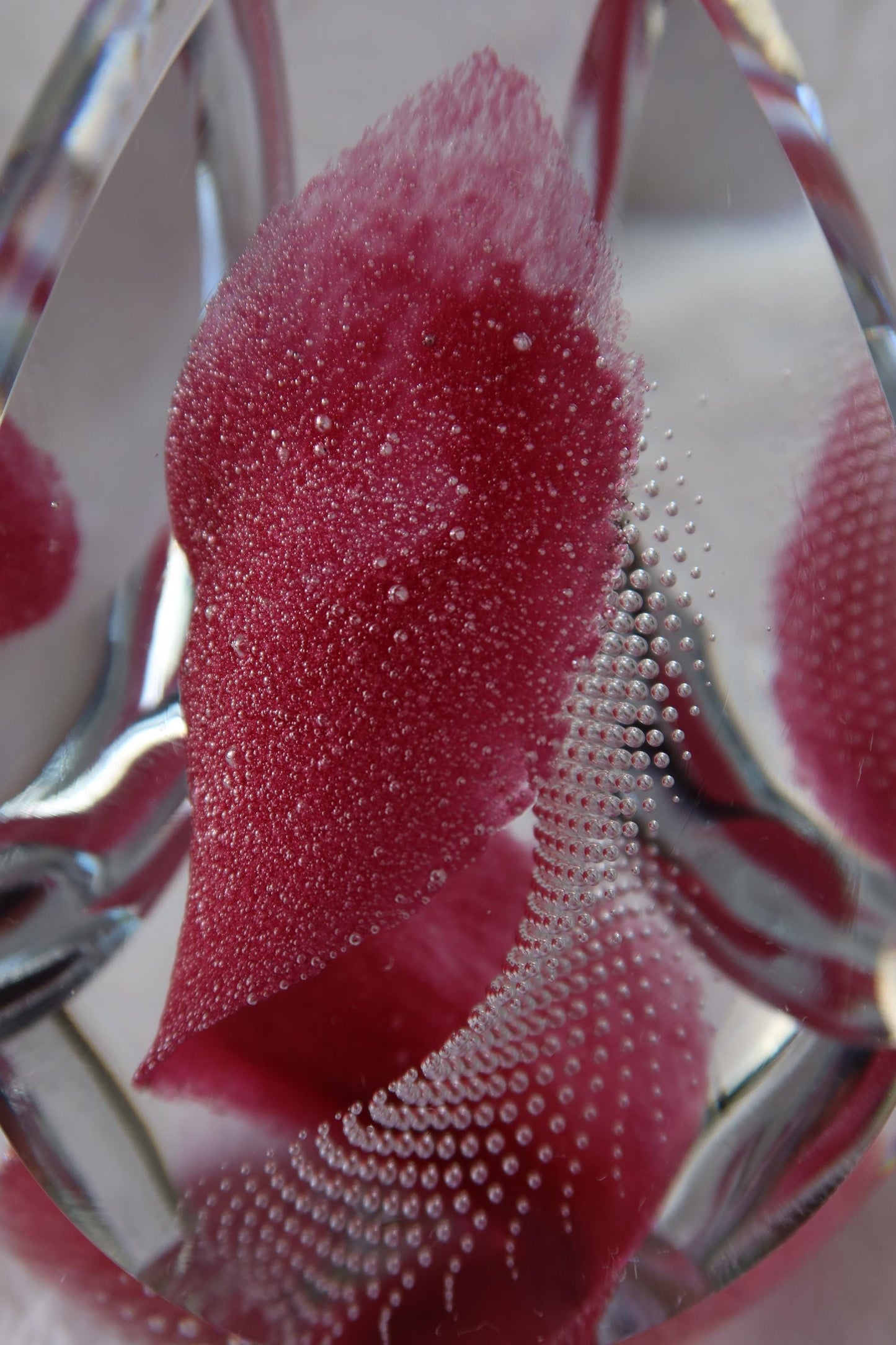 Handmade Blown Art Glass Shaped Sculpture