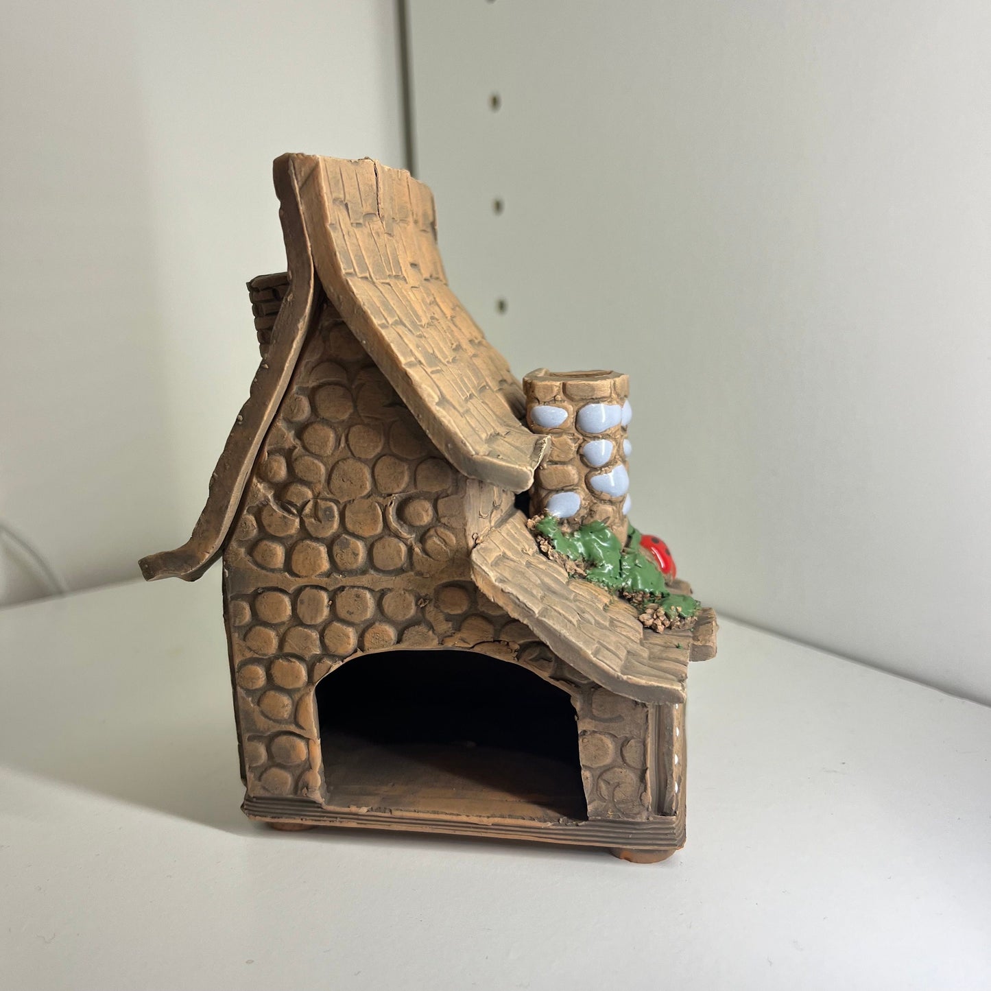 Christmas Ceramic House Collection - Handmade Collectible Miniature, Candle Holder, Room Decoration, Home Decor