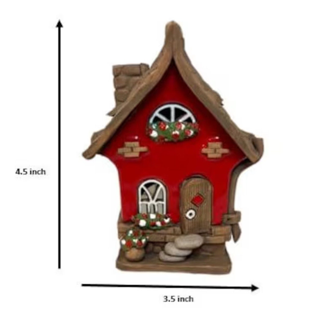 Christmas Ceramic House Collection - Handmade Collectible Miniature, Candle Holder, Room Decoration, Home Decor