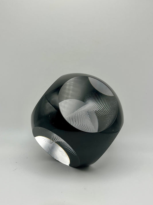 Handmade Blown Art Glass Shaped Sculpture