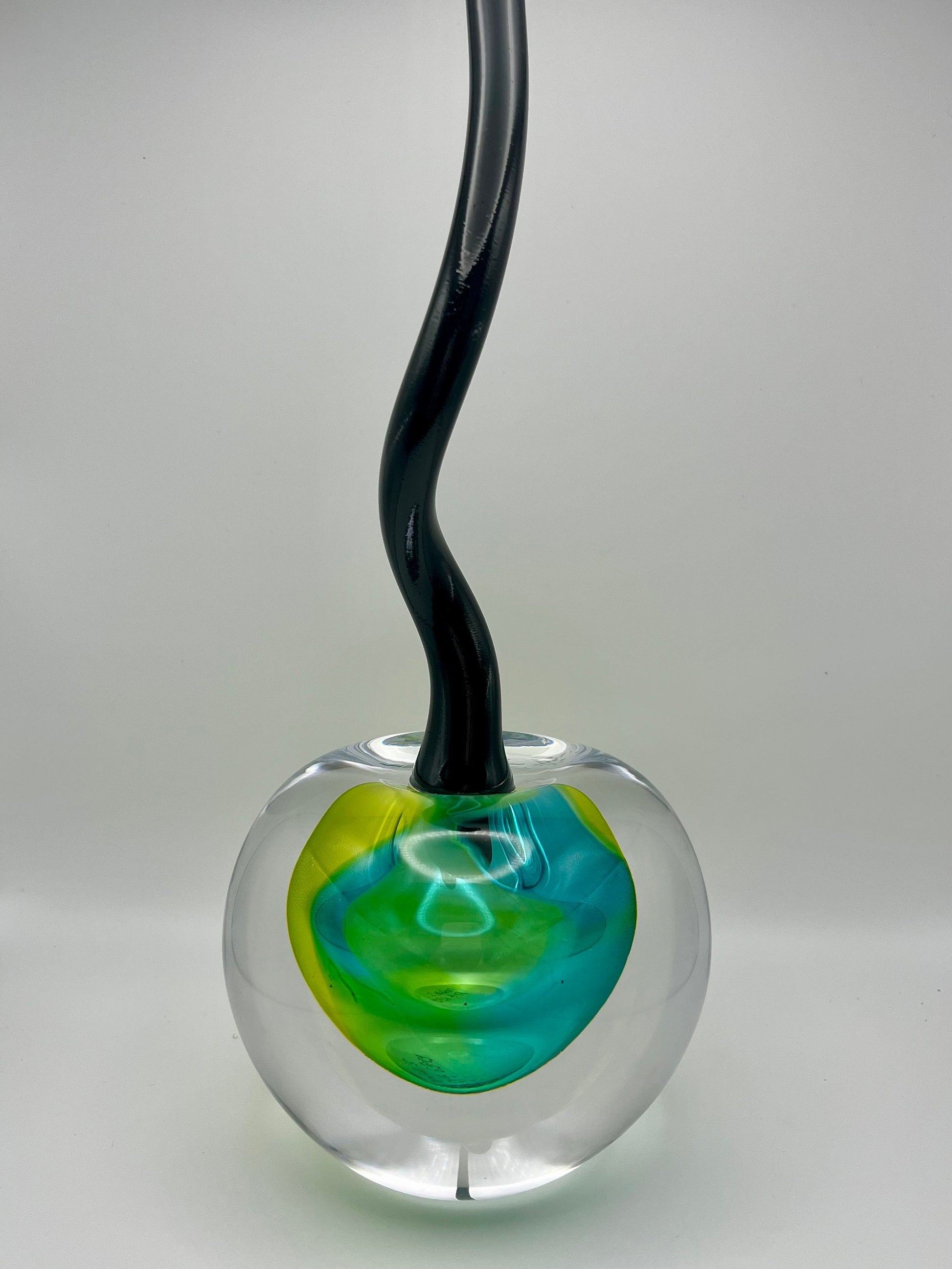 Handmade Blown Art Glass Shaped Sculpture