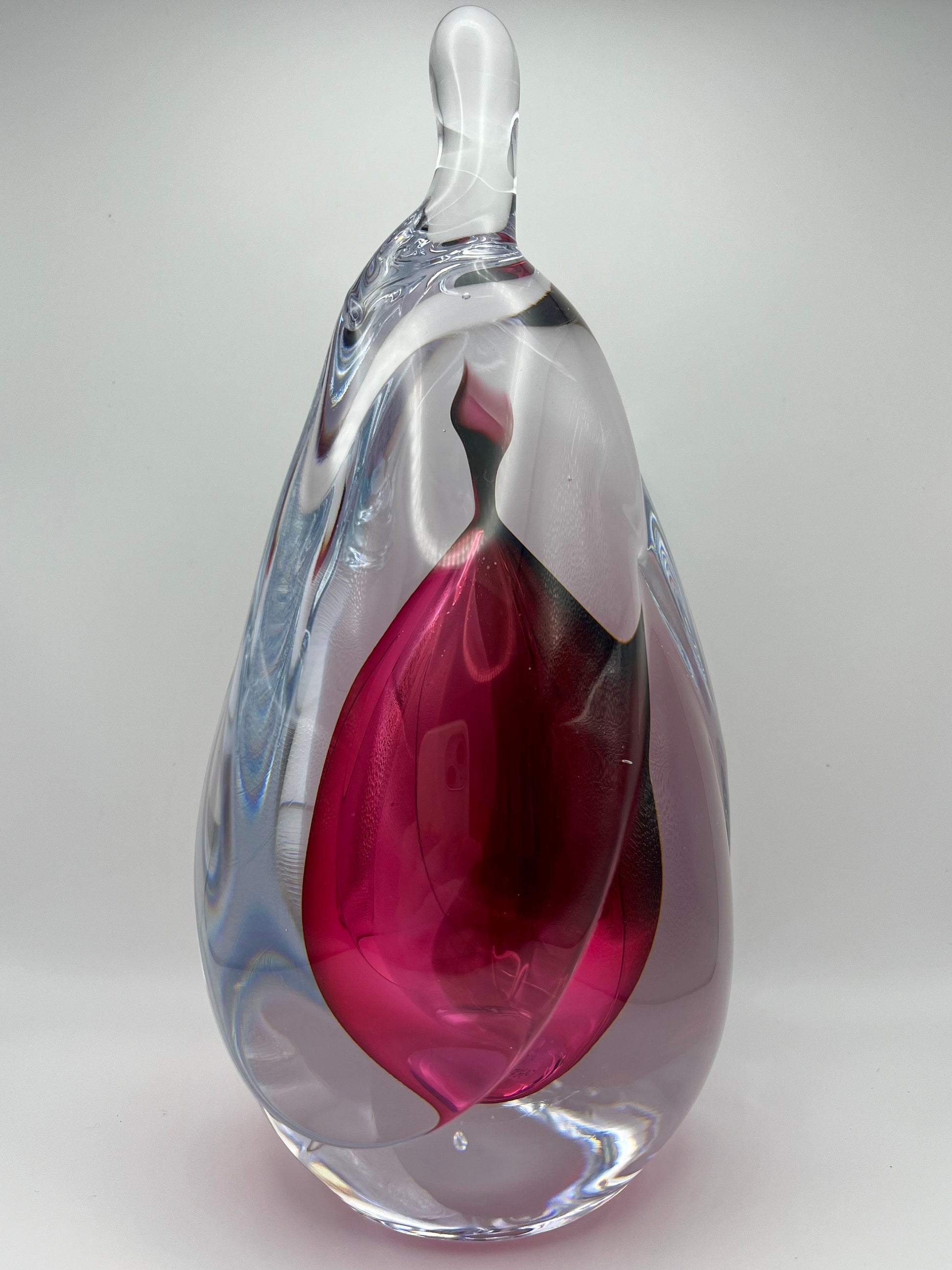 Handmade Blown Art Glass Shaped Sculpture