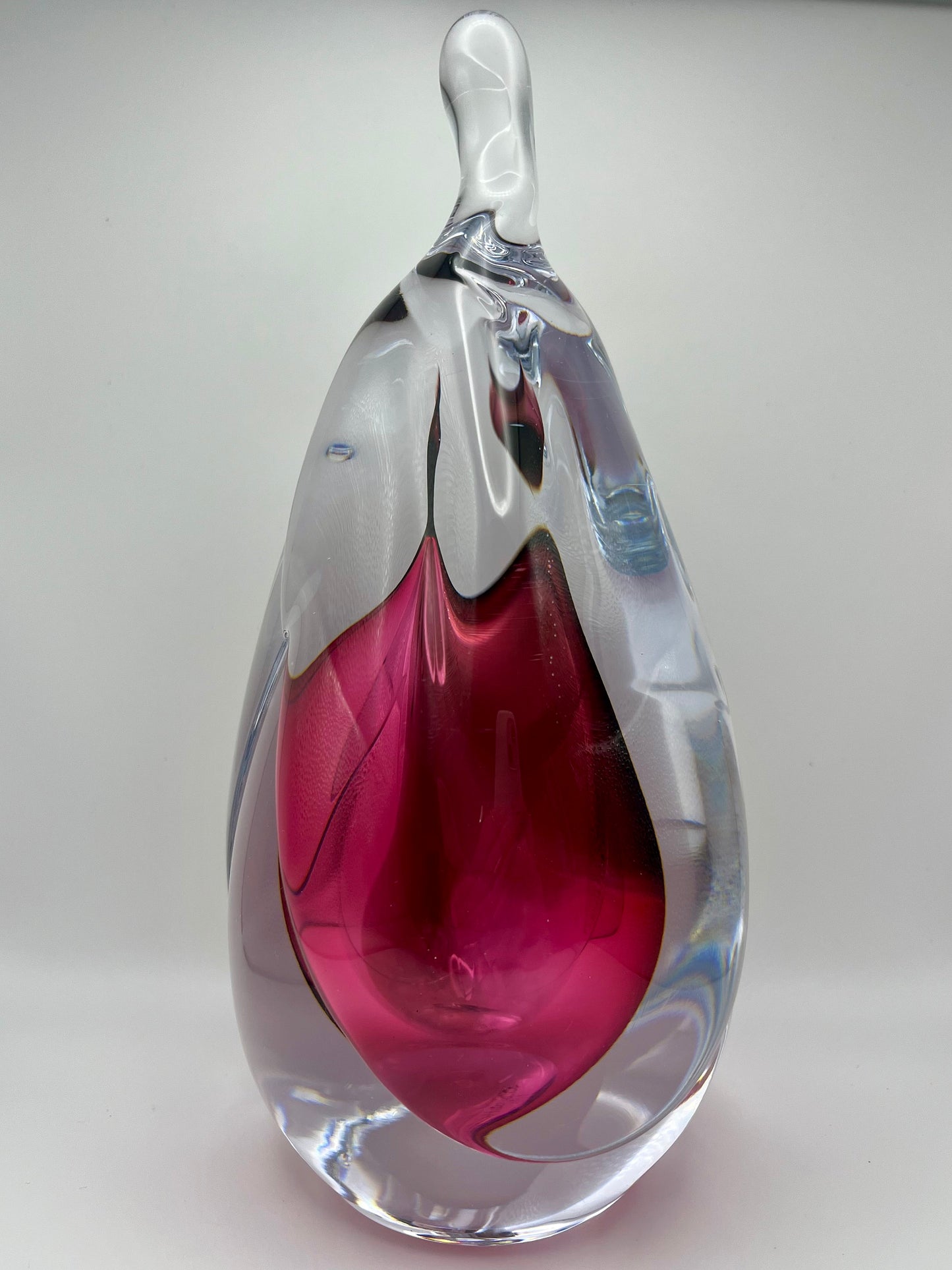 Handmade Blown Art Glass Shaped Sculpture