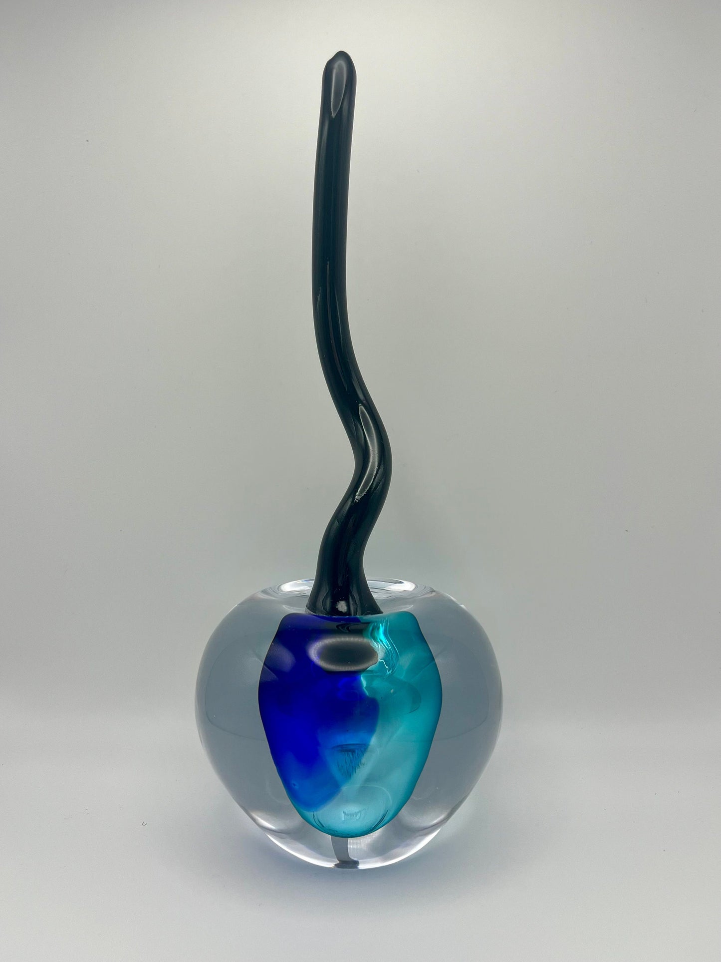 Handmade Blown Art Glass Shaped Sculpture