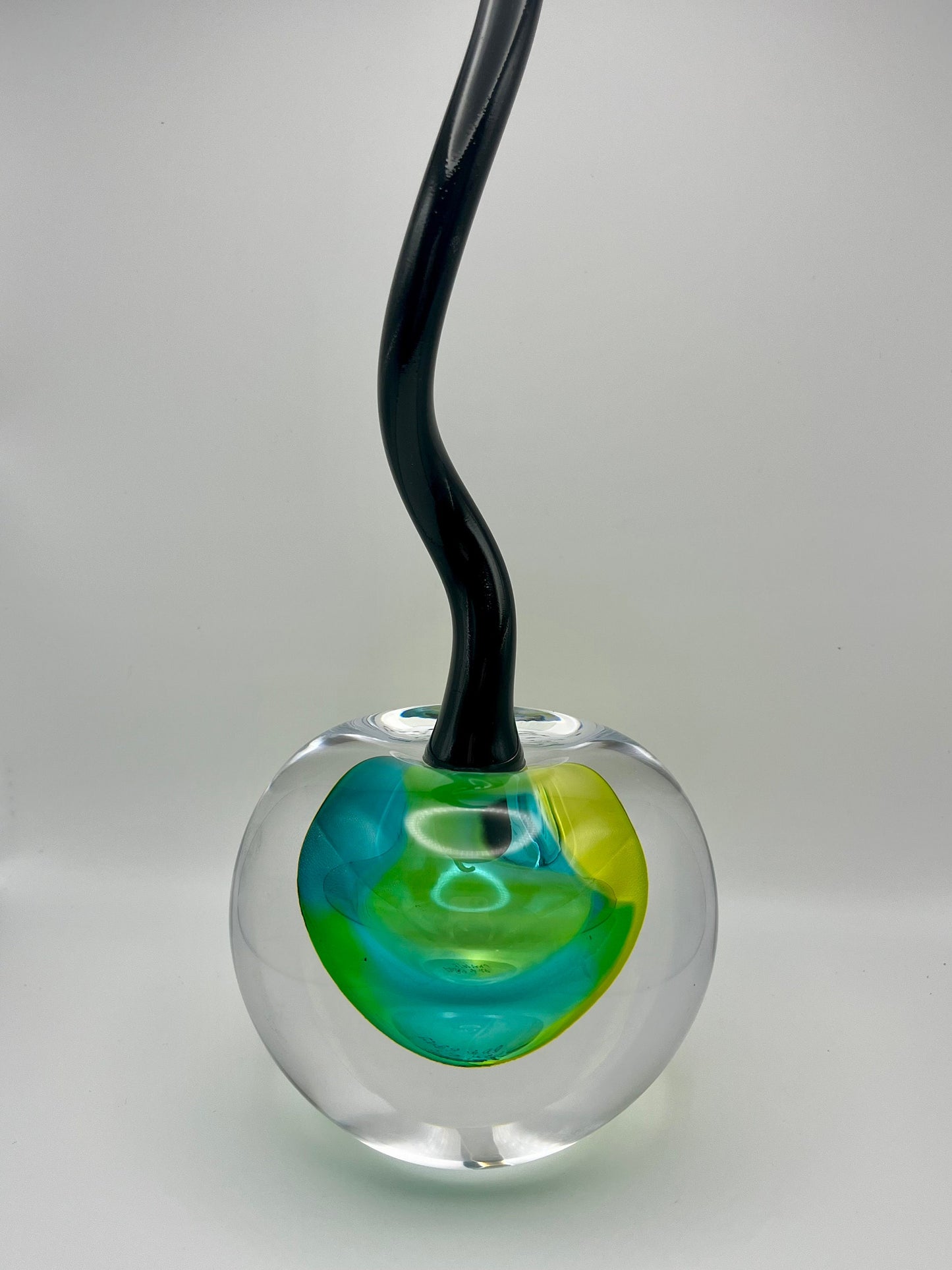 Handmade Blown Art Glass Shaped Sculpture