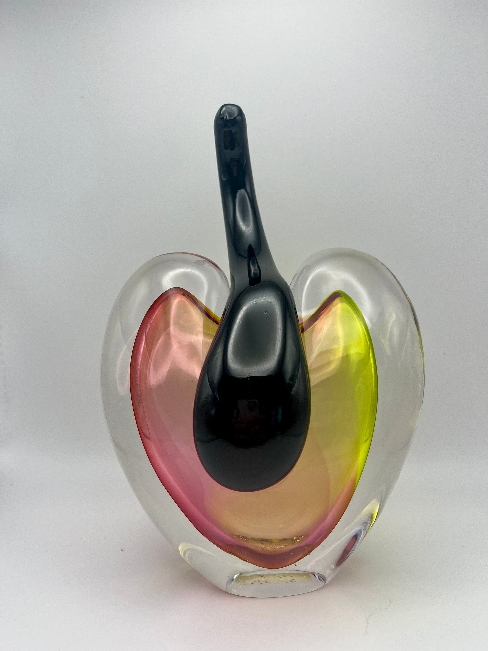 Handmade Blown Art Glass Shaped Sculpture