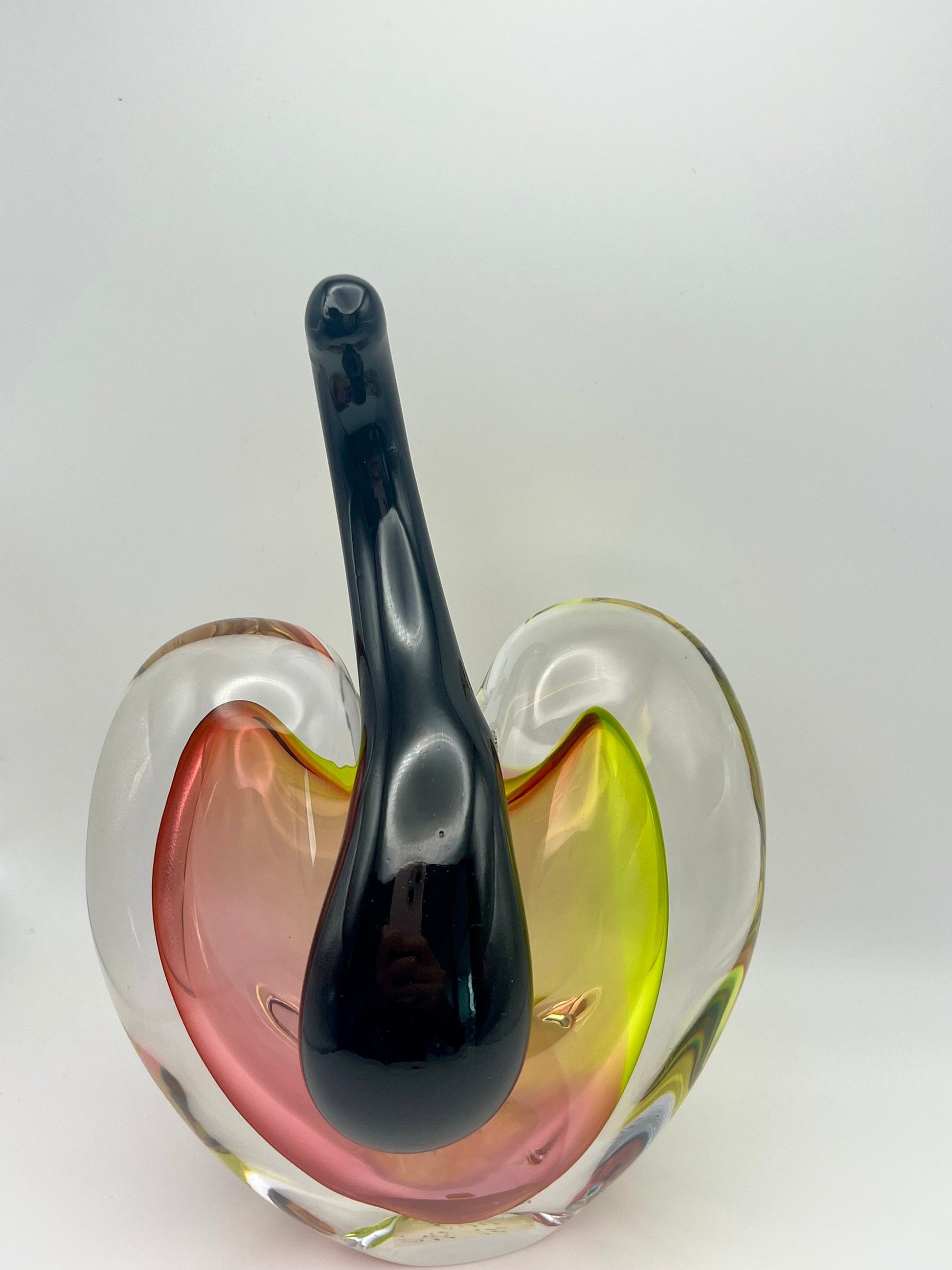 Handmade Blown Art Glass Shaped Sculpture