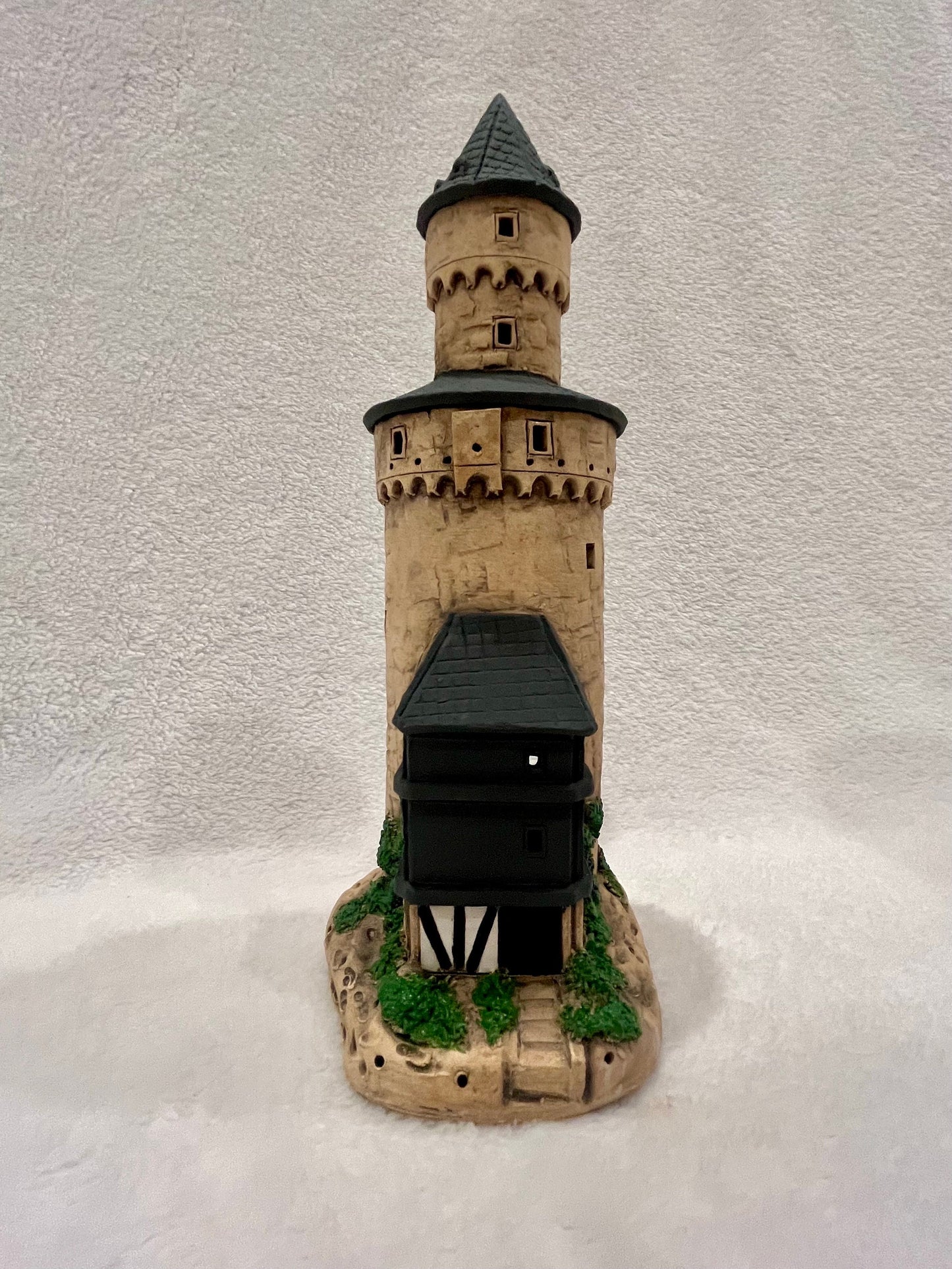 Christmas Ceramic House Art Tealight Candle Holder Room Decoration Handcrafted Collectible Miniature House GC97