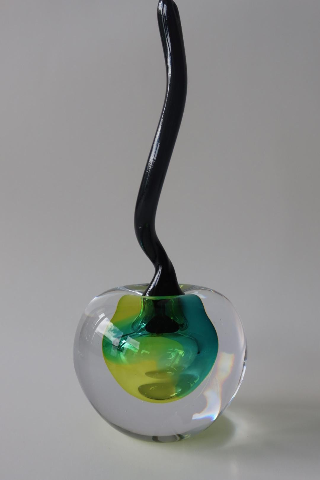 Handmade Blown Art Glass Shaped Sculpture