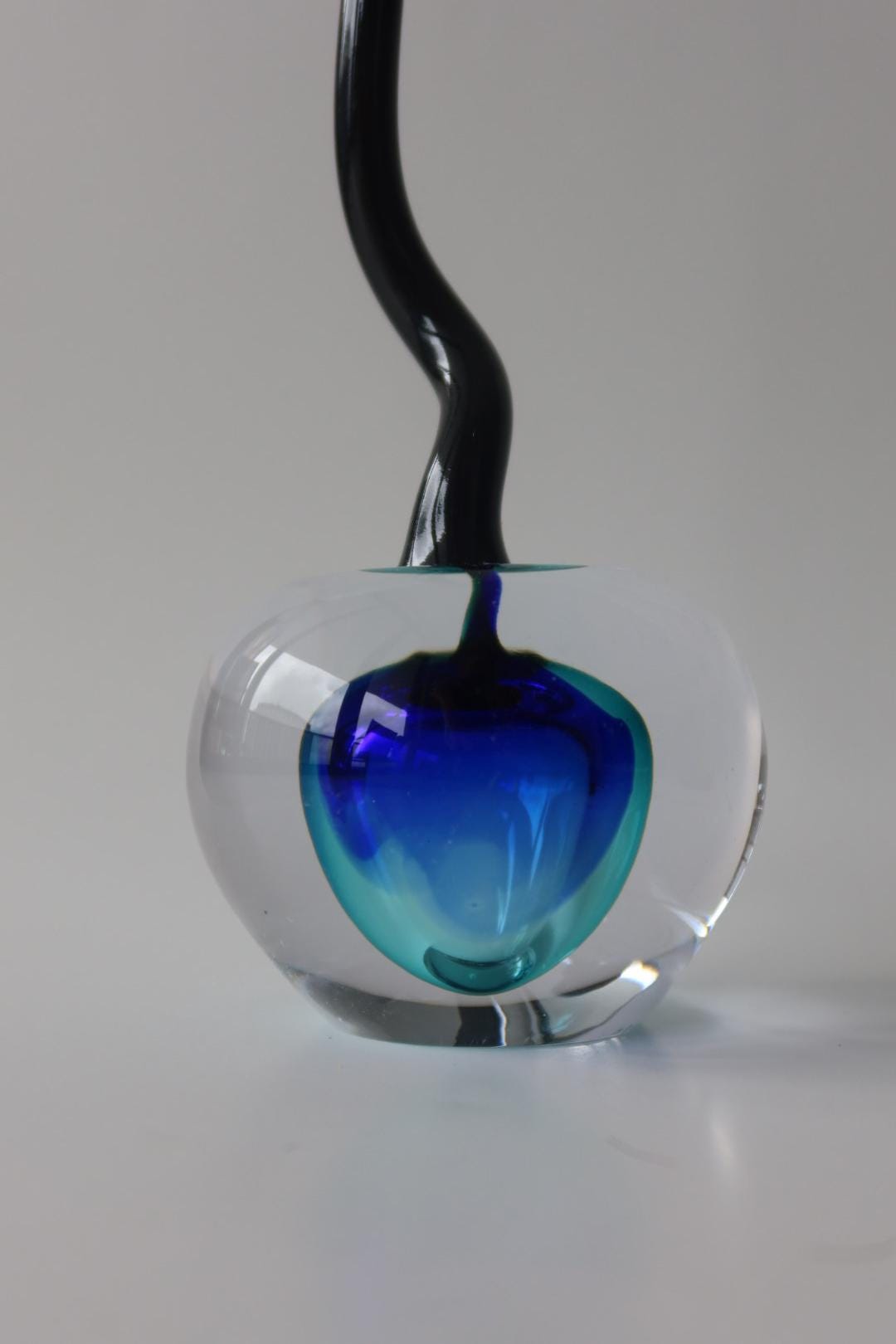 Handmade Blown Art Glass Shaped Sculpture