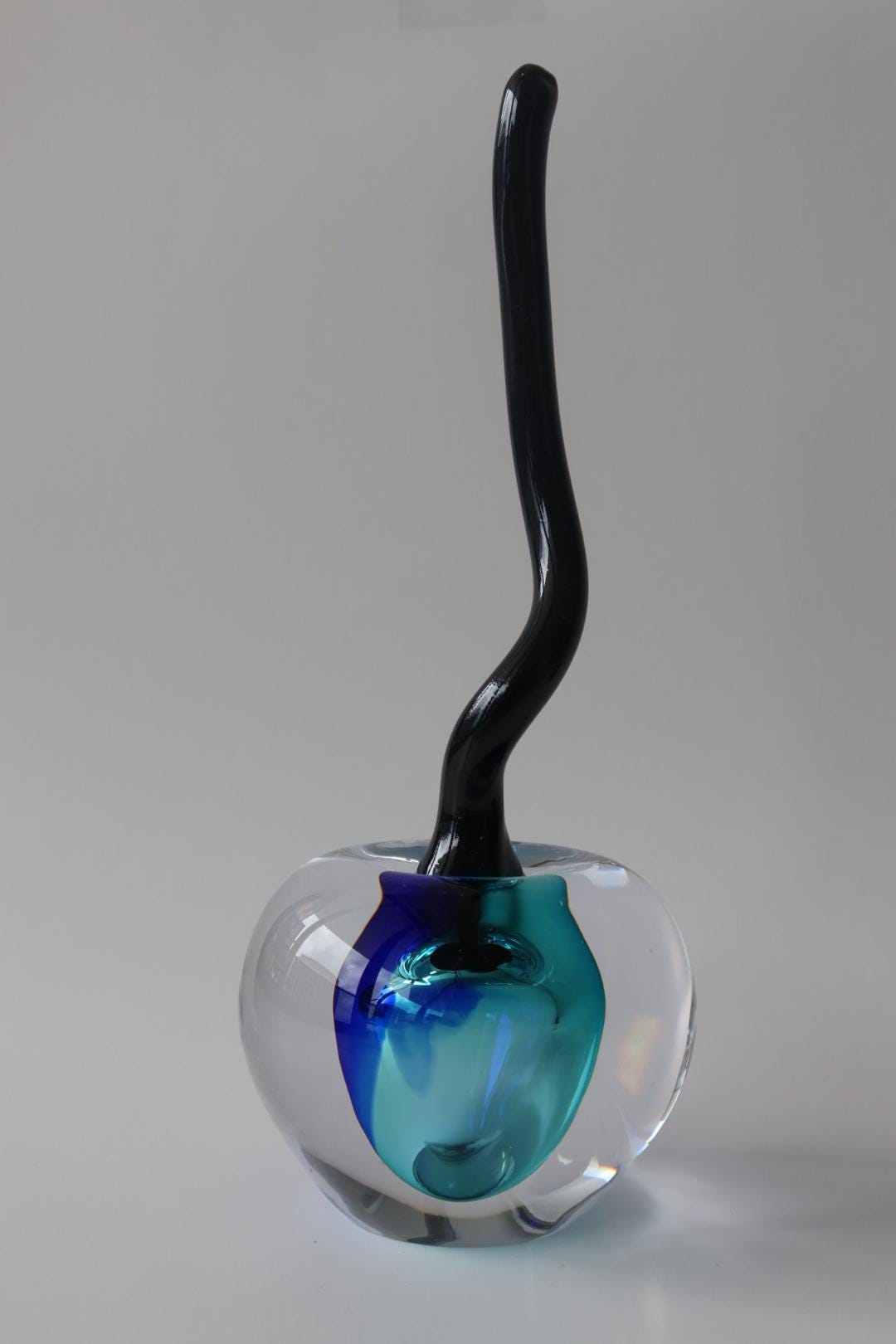 Handmade Blown Art Glass Shaped Sculpture