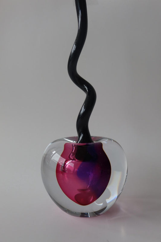 Handmade Blown Art Glass Shaped Sculpture