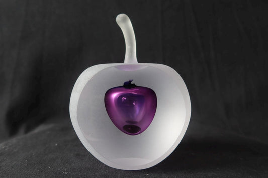 Handmade Blown Art Glass Shaped Sculpture