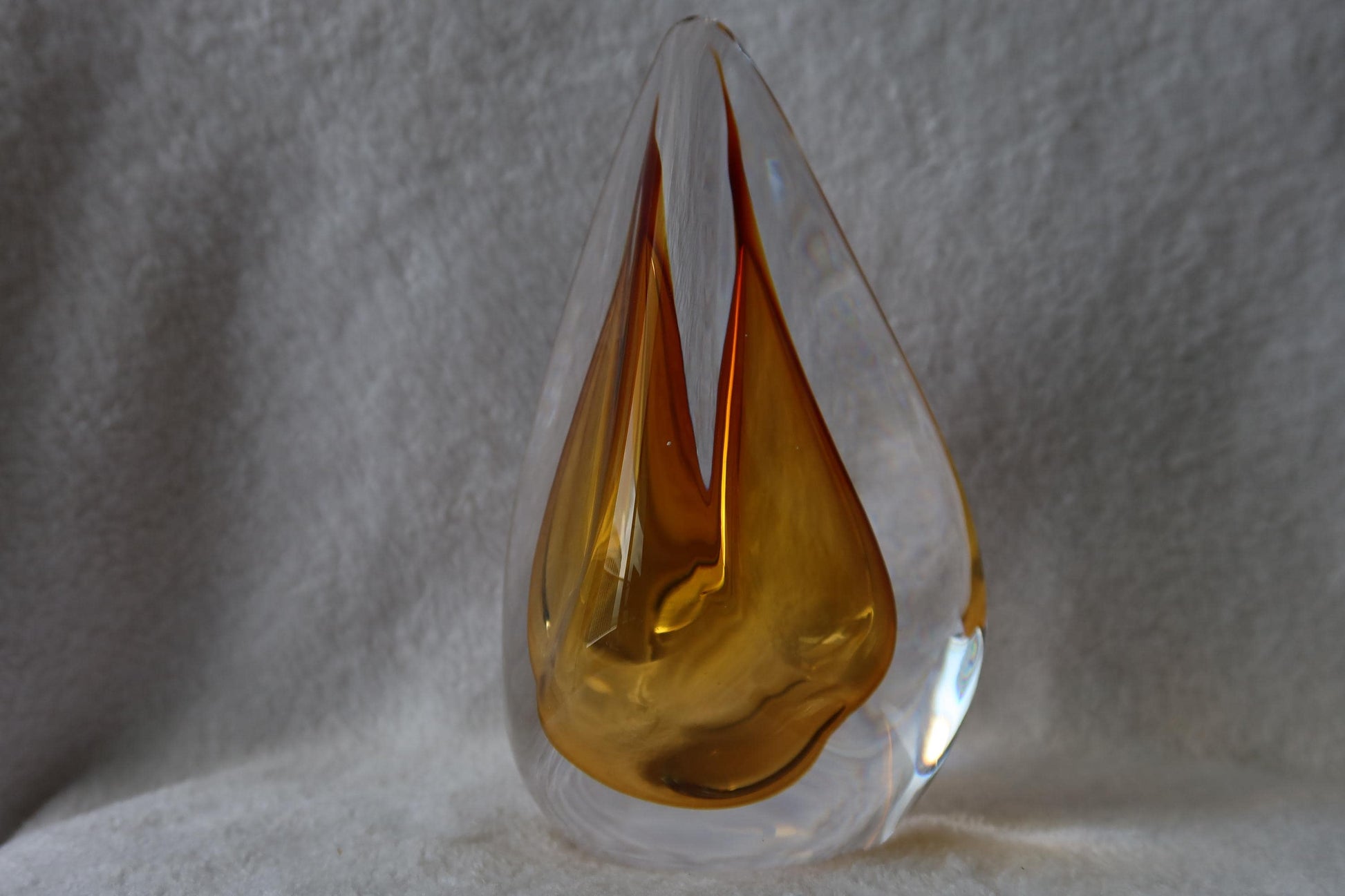 Handmade Blown Art Glass Shaped Sculpture