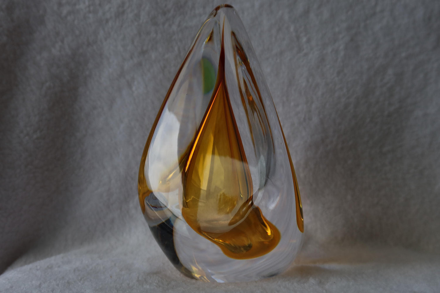 Handmade Blown Art Glass Shaped Sculpture