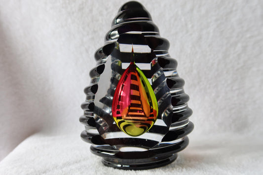 Handmade Blown Art Glass Shaped Sculpture