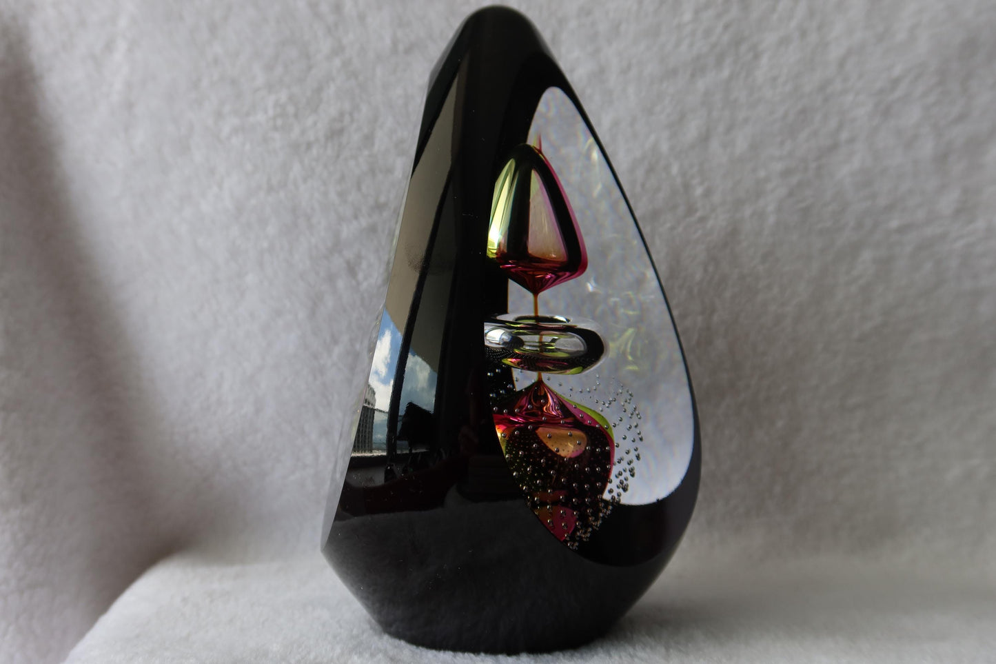 Handmade Blown Art Glass Shaped Sculpture