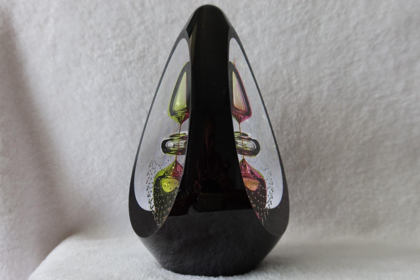 Handmade Blown Art Glass Shaped Sculpture