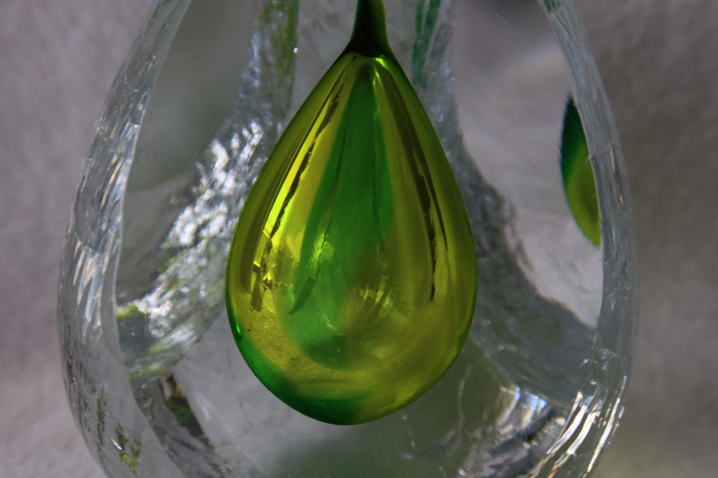 Handmade Blown Art Glass Shaped Sculpture