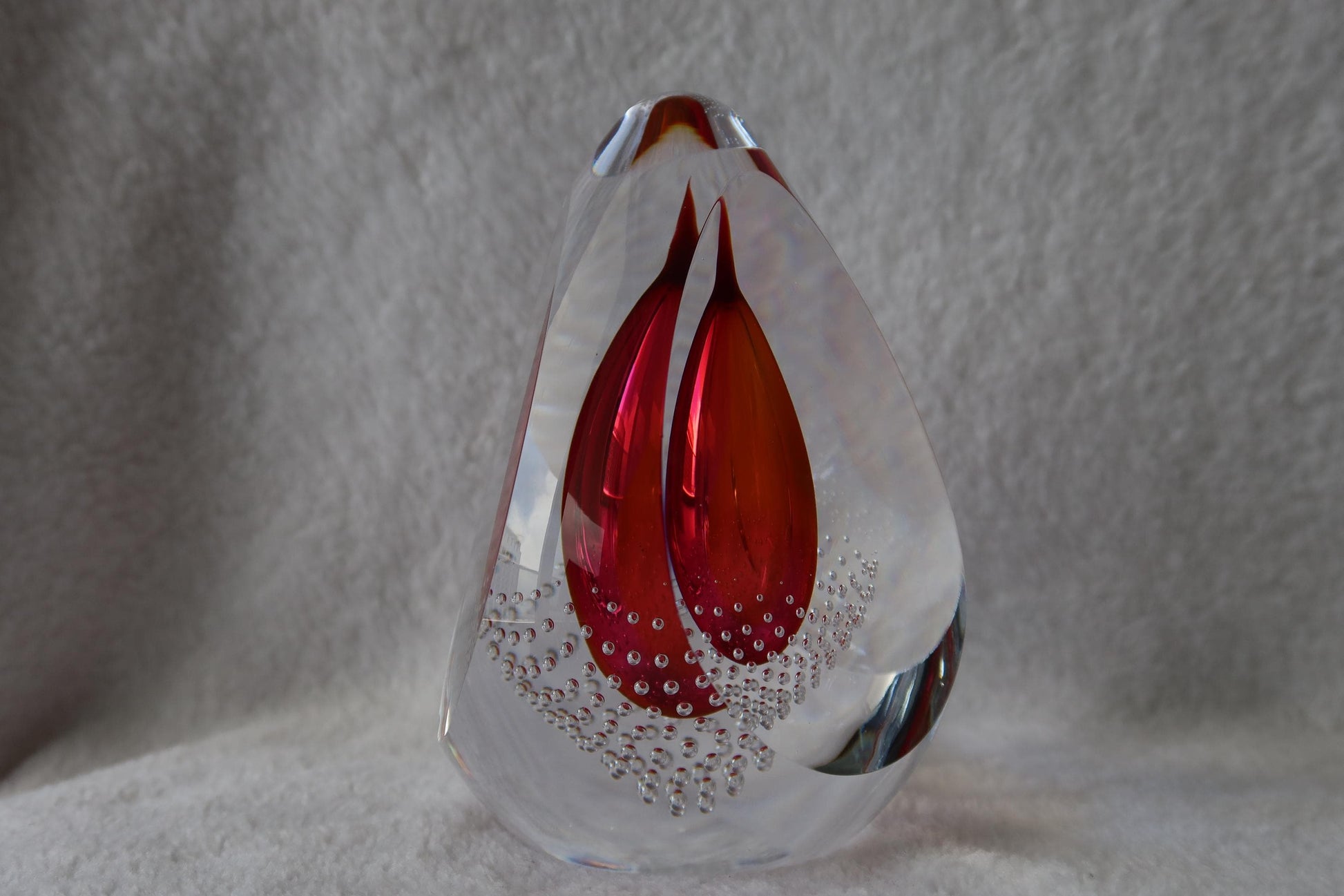 Handmade Blown Art Glass Shaped Sculpture