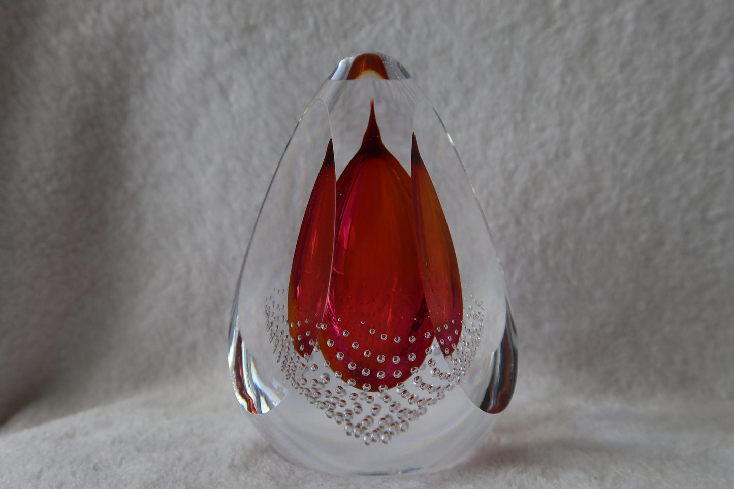 Handmade Blown Art Glass Shaped Sculpture