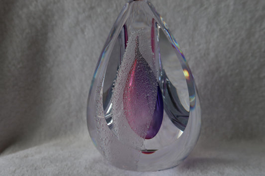 Handmade Blown Art Glass Shaped Sculpture