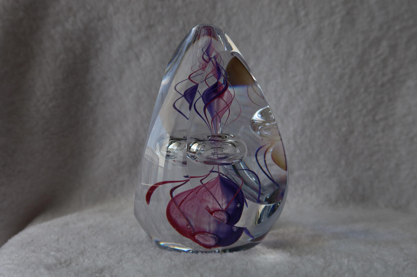 Handmade Blown Art Glass Shaped Sculpture