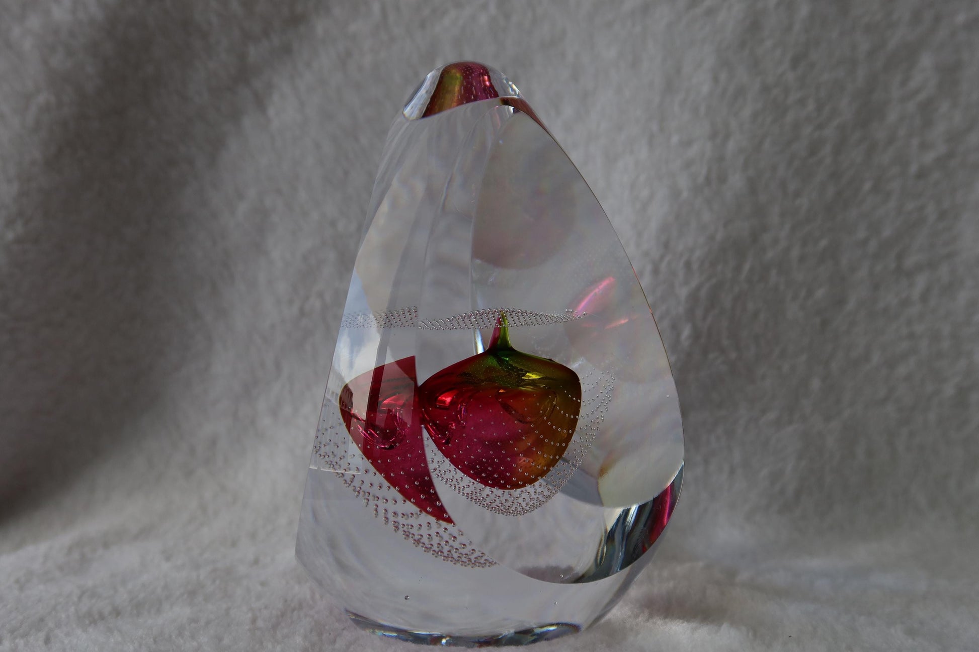 Handmade Blown Art Glass Shaped Sculpture