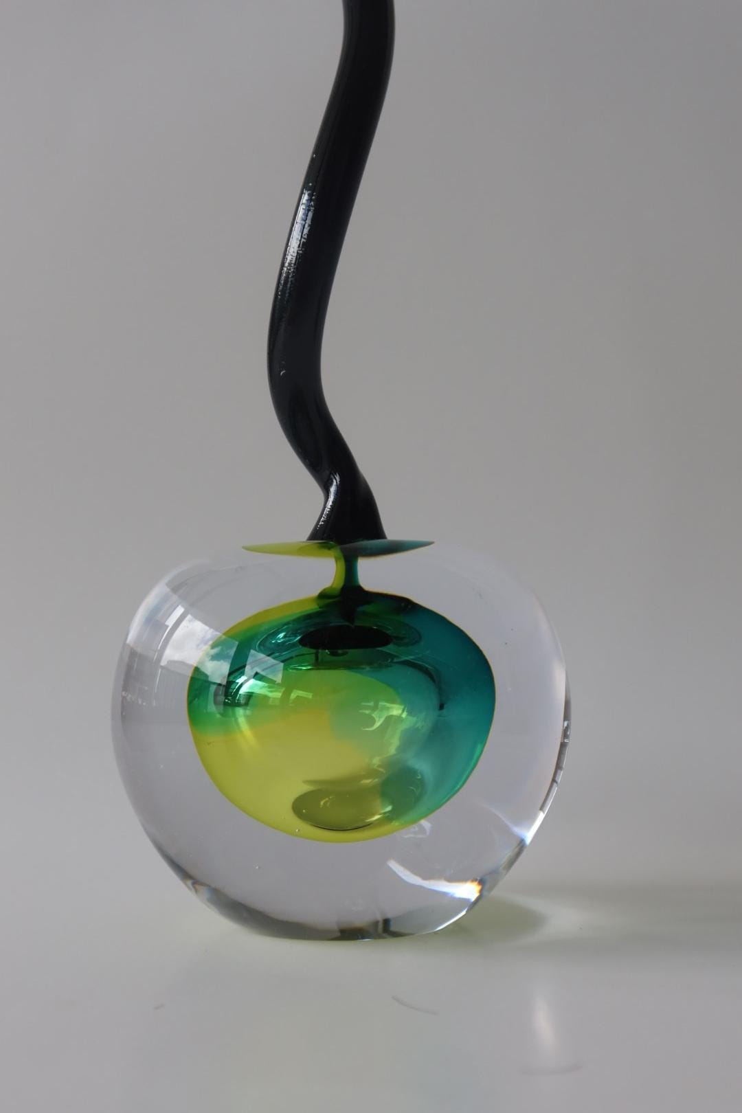 Handmade Blown Art Glass Shaped Sculpture