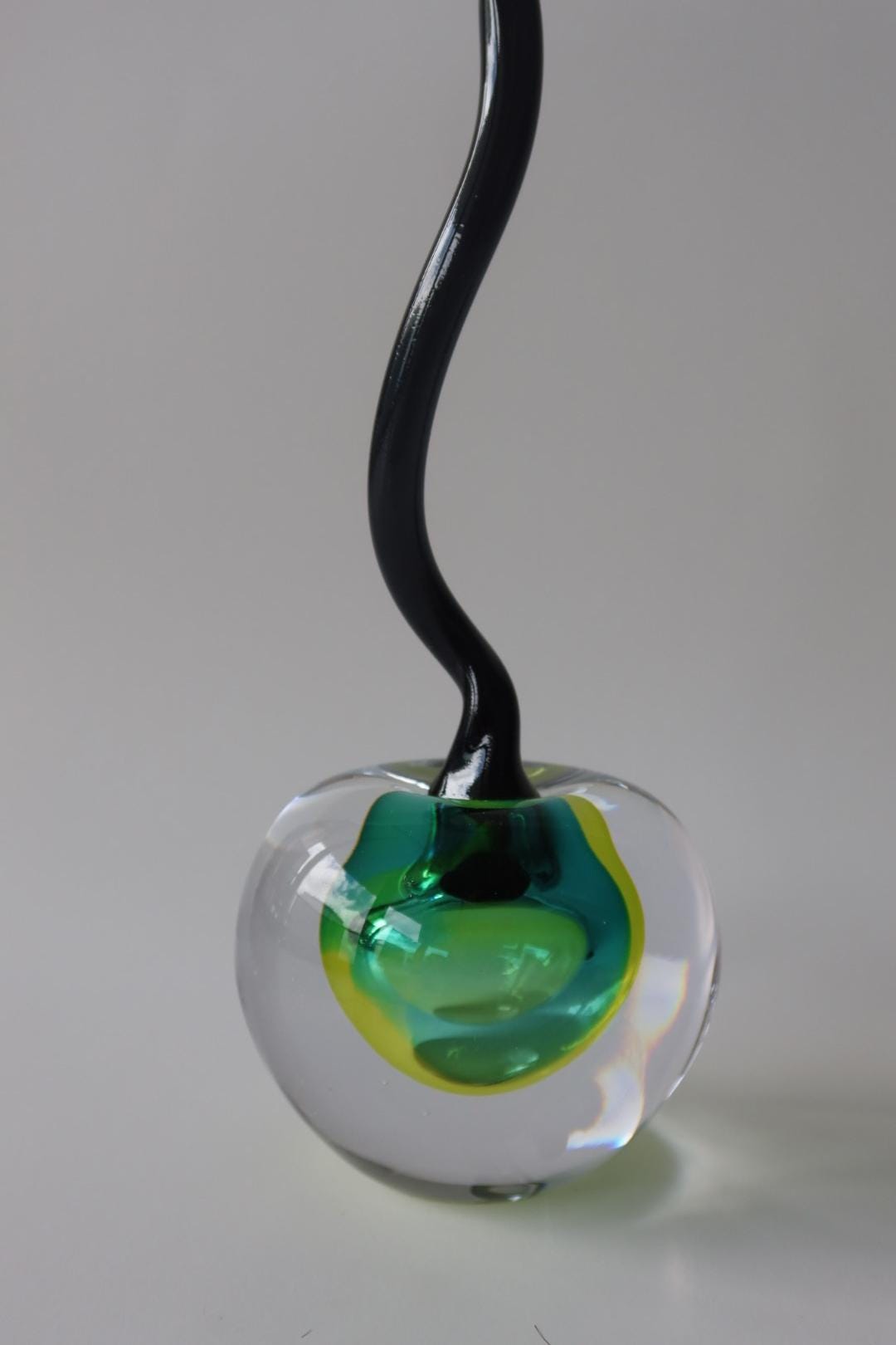 Handmade Blown Art Glass Shaped Sculpture