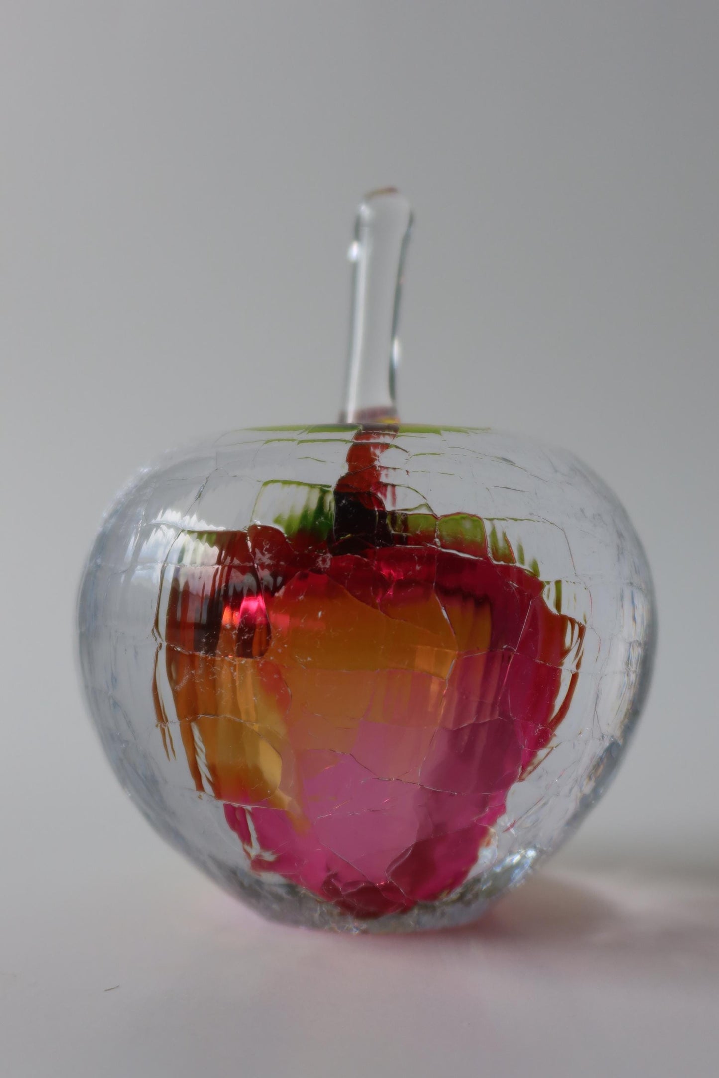 Handmade Blown Art Glass Shaped Sculpture