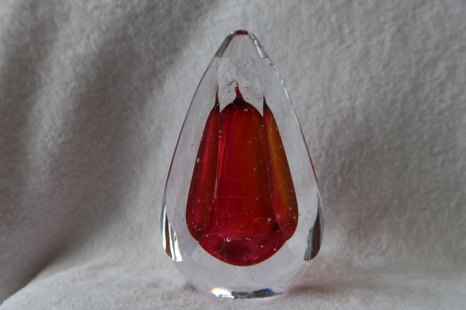 Handmade Blown Art Glass Shaped Sculpture