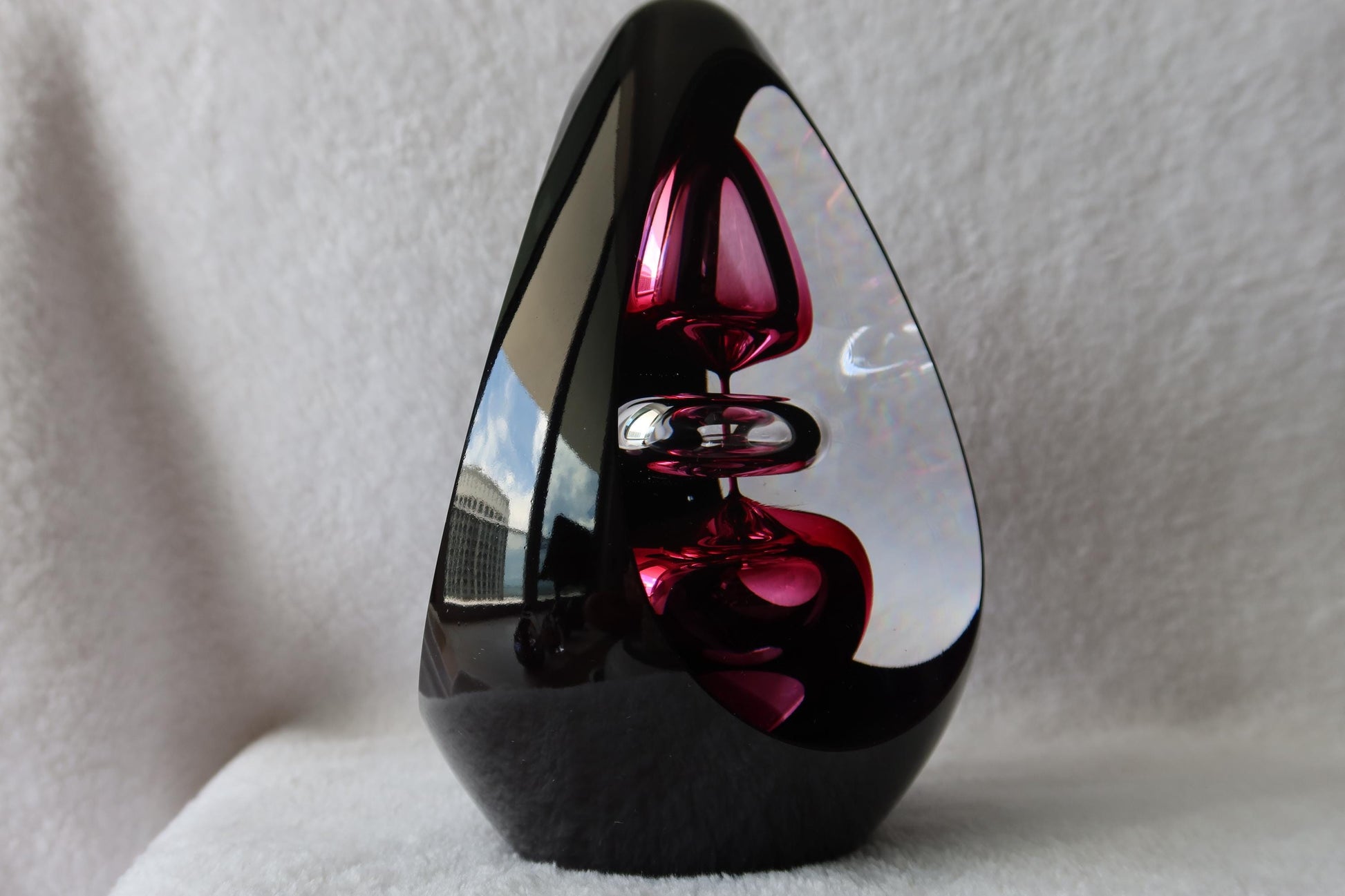 Handmade Blown Art Glass Shaped Sculpture