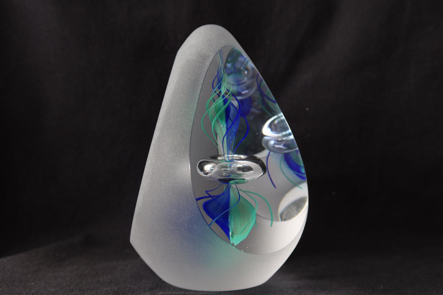 Handmade Blown Art Glass Shaped Sculpture