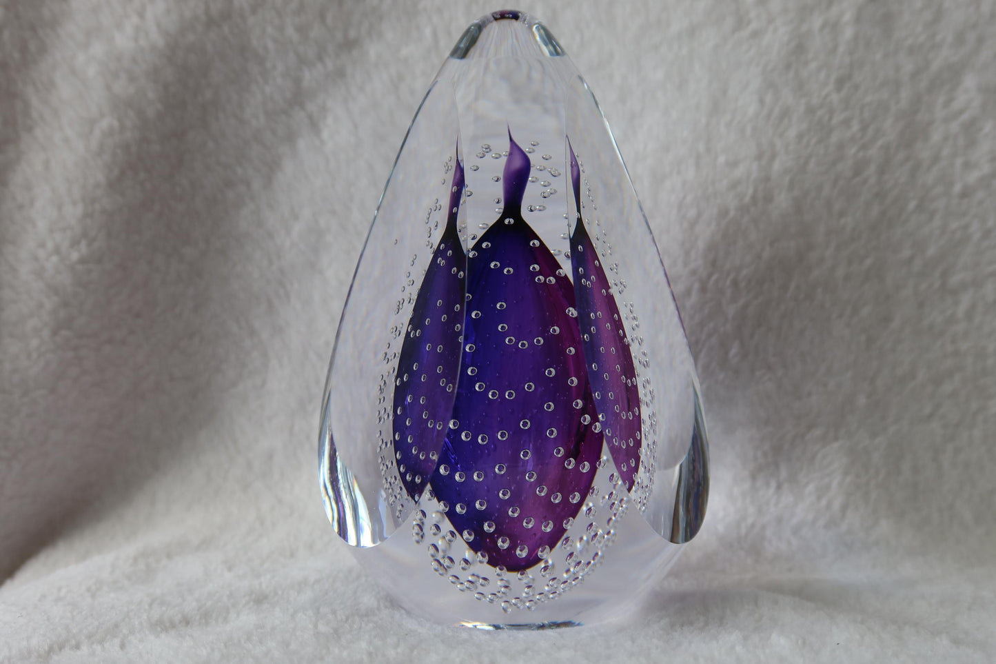 Handmade Blown Art Glass Shaped Sculpture