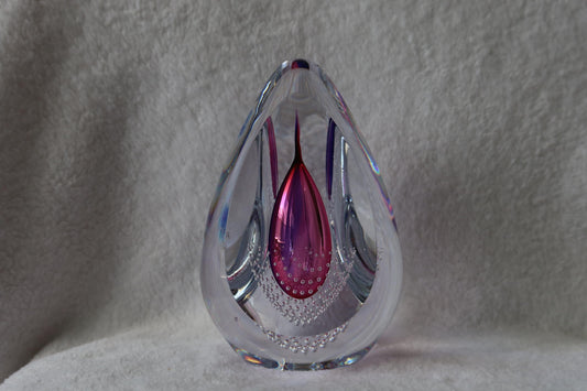 Handmade Blown Art Glass Shaped Sculpture