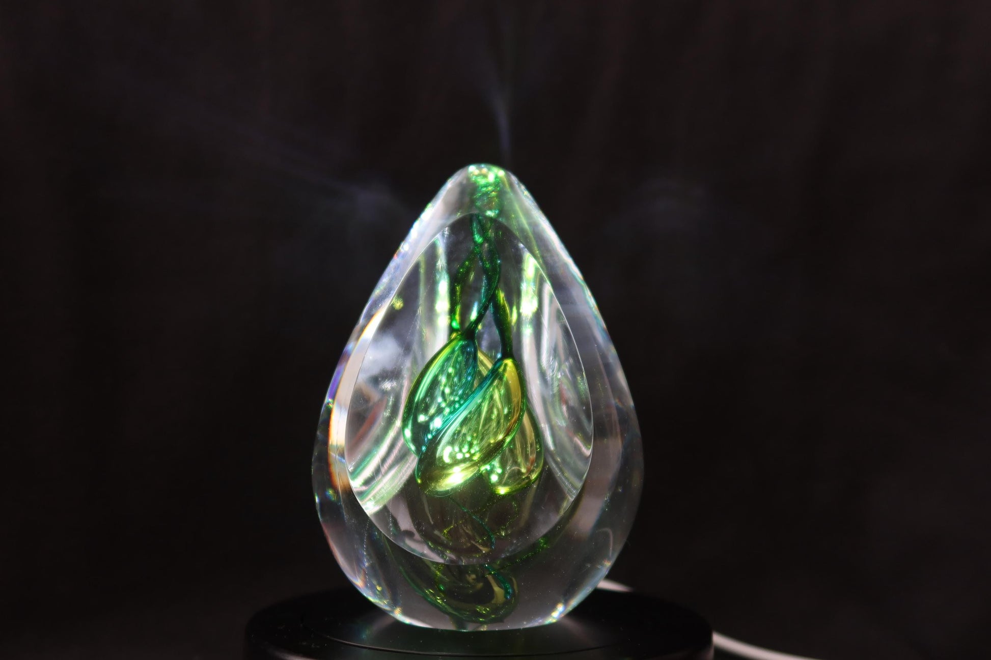 Handmade Blown Art Glass Shaped Sculpture