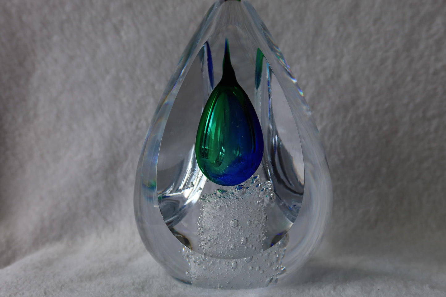 Handmade Blown Art Glass Shaped Sculpture