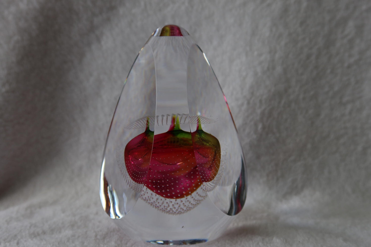 Handmade Blown Art Glass Shaped Sculpture